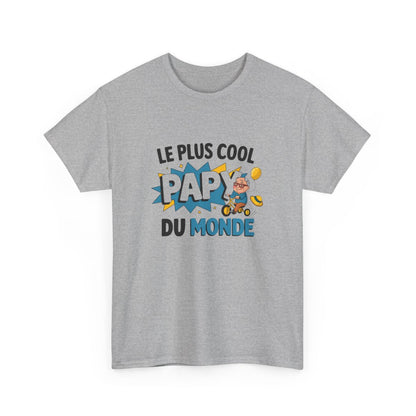 T-shirt “Le Plus Cool Papy du Monde” – Cadeau fun et tendre pour les super grands-pères tee shirt
