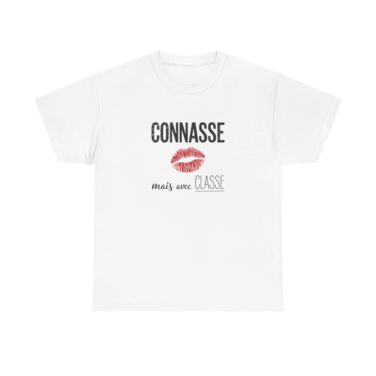 T-shirt Femme – “Mais avec Classe” – Style Rebelle et Élégant à la Française tee shirt humour amusant