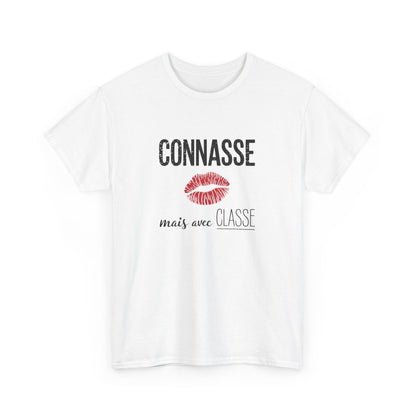 T-shirt Femme – “Mais avec Classe” – Style Rebelle et Élégant à la Française tee shirt humour amusant