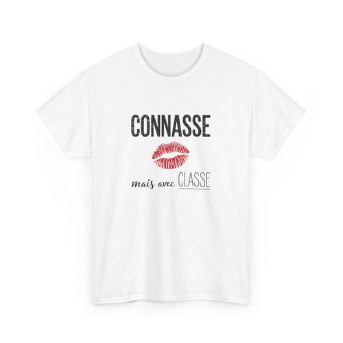 T-shirt Femme – “Mais avec Classe” – Style Rebelle et Élégant à la Française tee shirt humour amusant