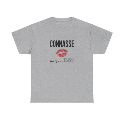 T-shirt Femme – “Mais avec Classe” – Style Rebelle et Élégant à la Française tee shirt humour amusant