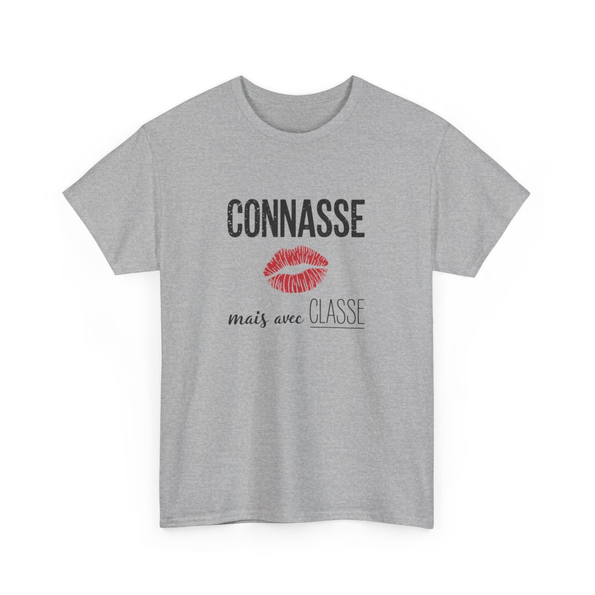 T-shirt Femme – “Mais avec Classe” – Style Rebelle et Élégant à la Française tee shirt humour amusant
