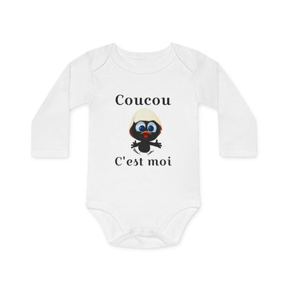Body bébé blanc Calimero – 100% coton – Humour mignon – Cadeau naissance original