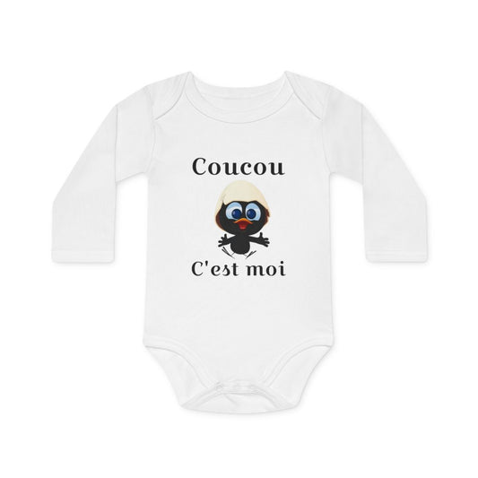 Body bébé blanc Calimero – 100% coton – Humour mignon – Cadeau naissance original