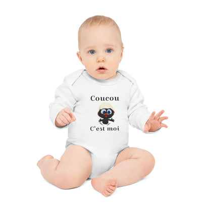 Body bébé blanc Calimero – 100% coton – Humour mignon – Cadeau naissance original