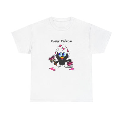 T-shirt Calimero personnalisable avec prénom – Illustration personnage culte Idée cadeau