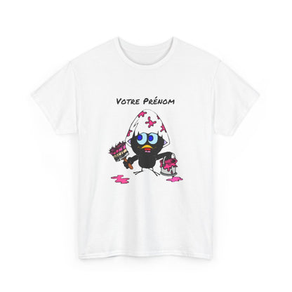T-shirt Calimero personnalisable avec prénom – Illustration personnage culte Idée cadeau