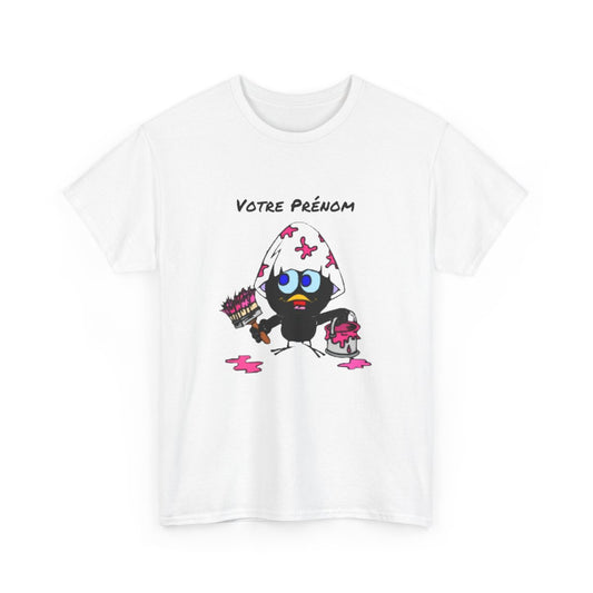 T-shirt Calimero personnalisable avec prénom – Illustration personnage culte Idée cadeau