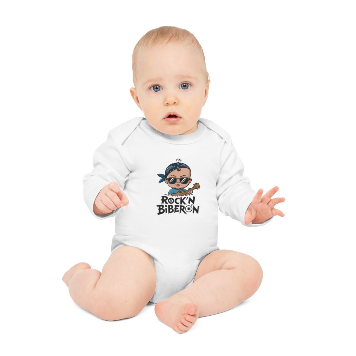 Body bébé Rock’n Biberon Body humoristique bébé musicien  Motif rock bébé guitare  Cadeau naissance original