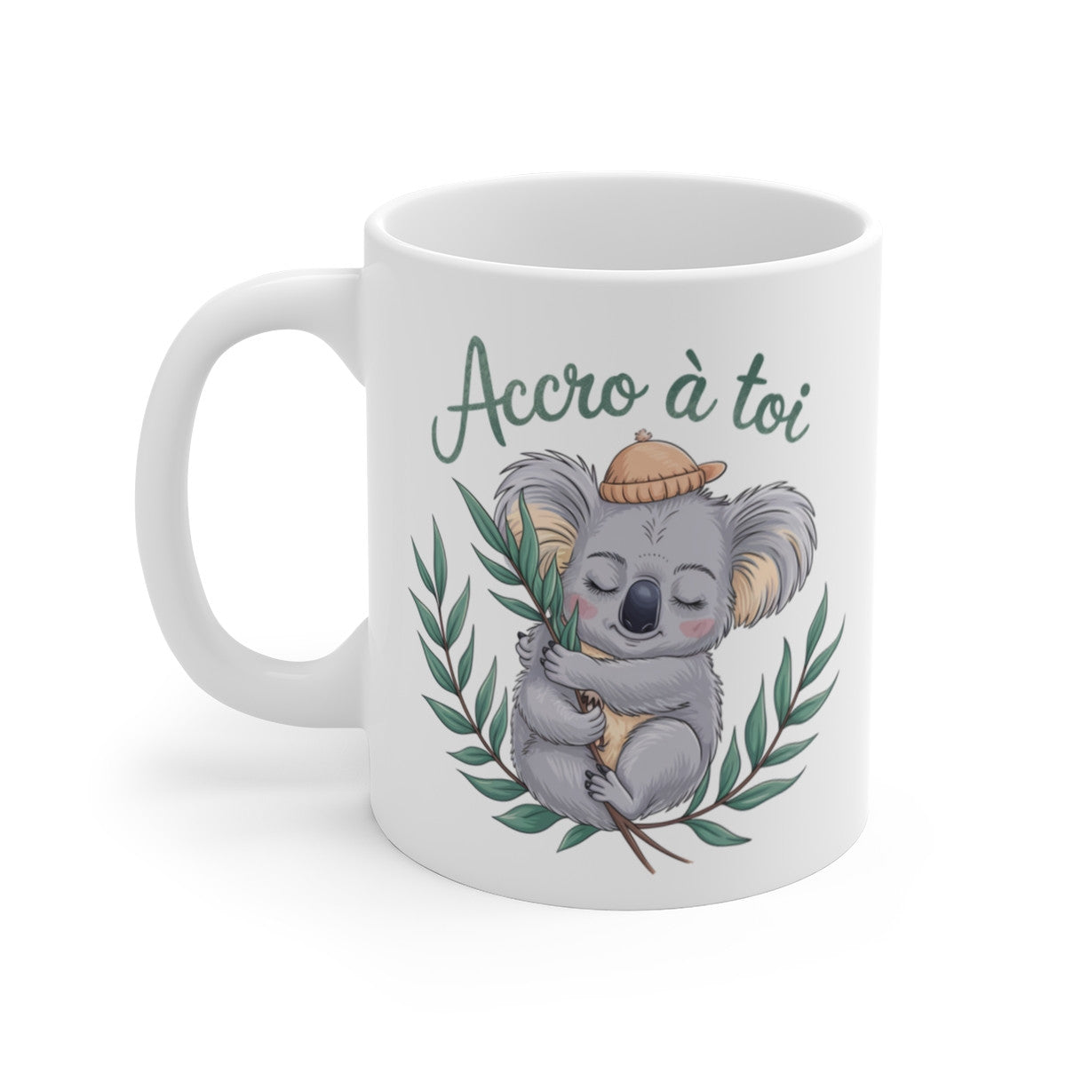Mug koala amour accro à toi mignon animal eucalyptus cadeau