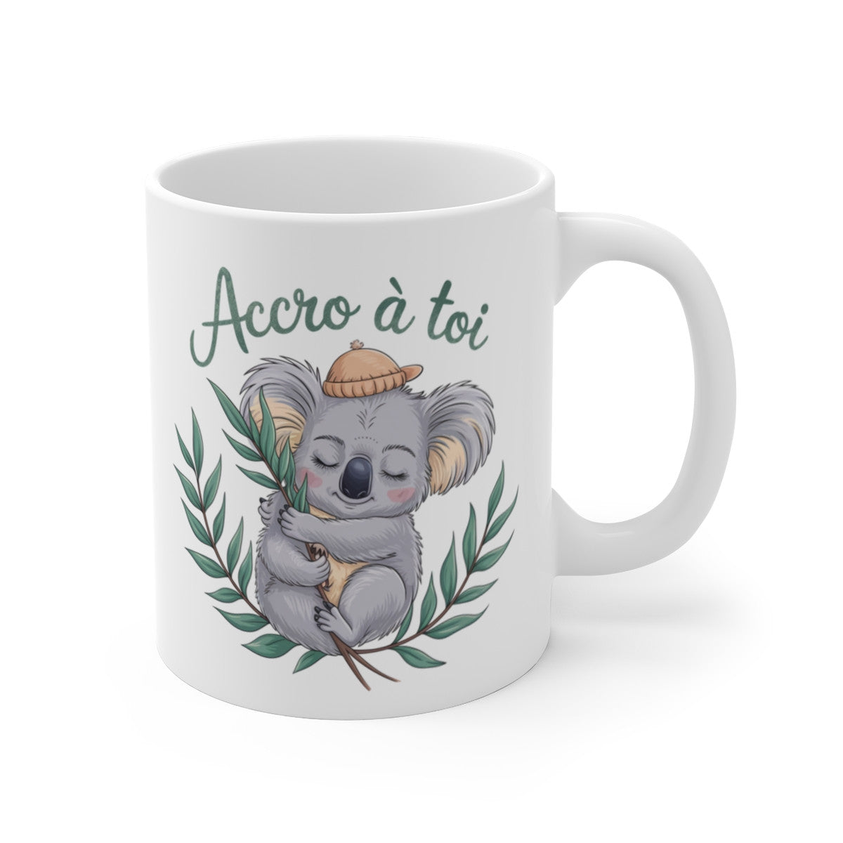 Mug koala amour accro à toi mignon animal eucalyptus cadeau