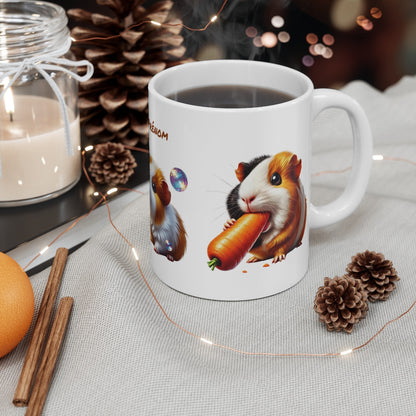 Mug cochon d’Inde personnalisé prénom mignon kawaii rongeur animal