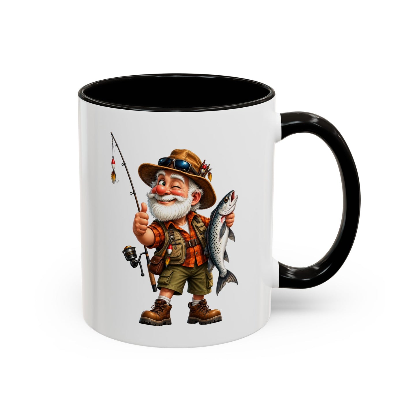 Mug Pêcheur Homme – Tasse Passion Pêche avec Poisson – Cadeau Original Homme – Amateur de Pêche