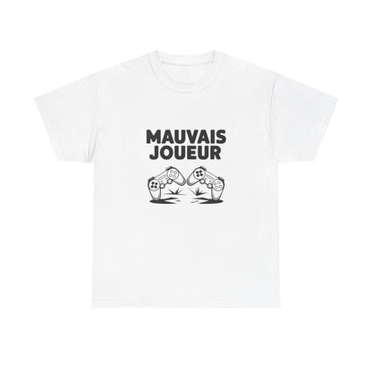 T-shirt gamer humour mauvais joueur geek tee shirt amusant drôle 100% Coton