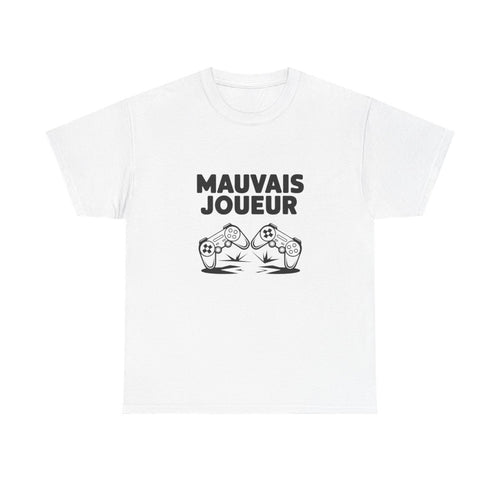 T-shirt gamer humour mauvais joueur geek tee shirt amusant drôle 100% Coton