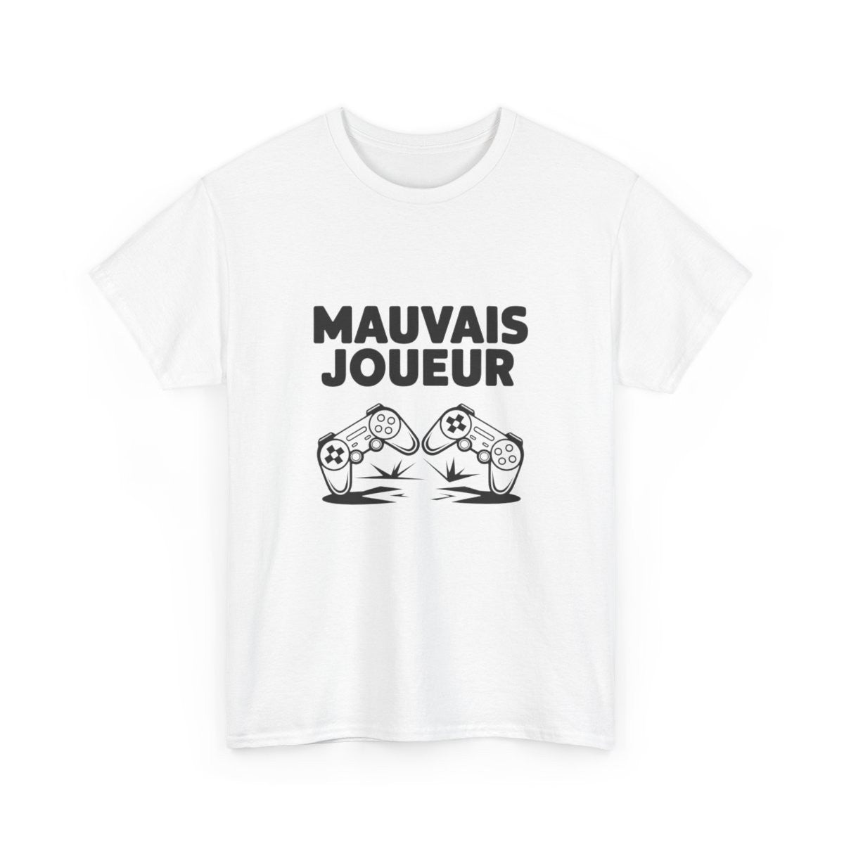 T-shirt gamer humour mauvais joueur geek tee shirt amusant drôle 100% Coton