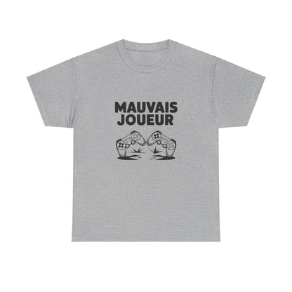T-shirt gamer humour mauvais joueur geek tee shirt amusant drôle 100% Coton
