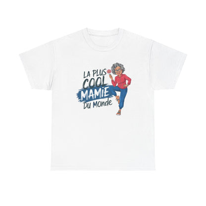T-shirt mamie cool drôle cadeau grand-mère stylée – S à 3XL blanc ou gris