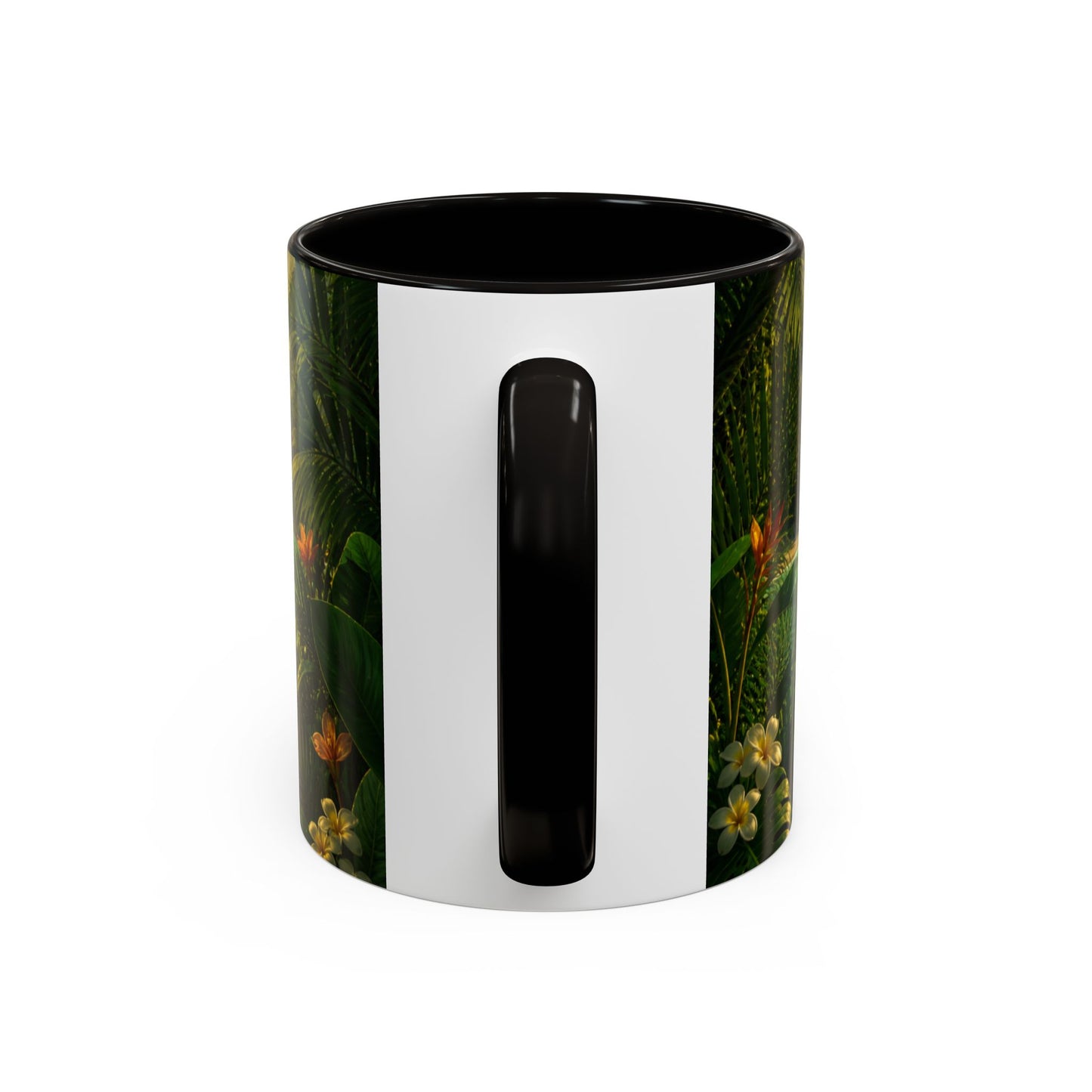 Tasse Plage Tropicale et Lagon – Mug Paysage Paradis Exotique – Design Nature et Palmiers – Céramique 325ml