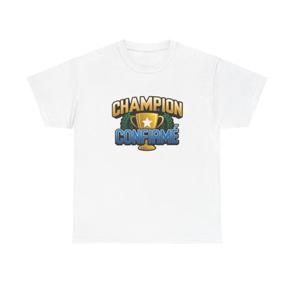 T-shirt homme Champion Confirmé–Sport, compétiteur, athlète  S à 3XL