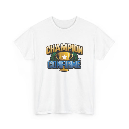 T-shirt homme Champion Confirmé–Sport, compétiteur, athlète  S à 3XL