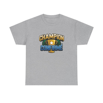 T-shirt homme Champion Confirmé–Sport, compétiteur, athlète  S à 3XL