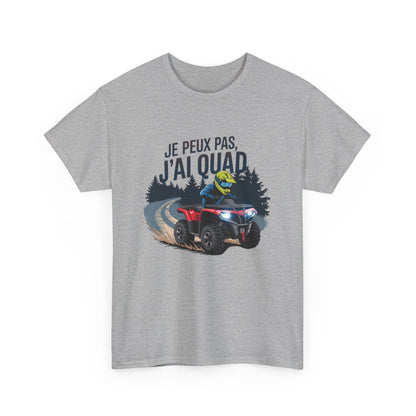 T shirt quad homme humour tout-terrain – Je peux pas j’ai quad tee shirt drôle
