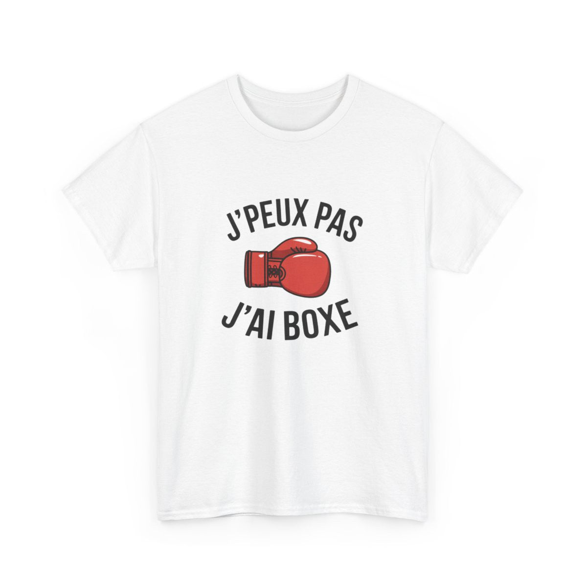 T-shirt boxe homme femme  Je peux pas j’ai boxe drôle et sportif tee shirt