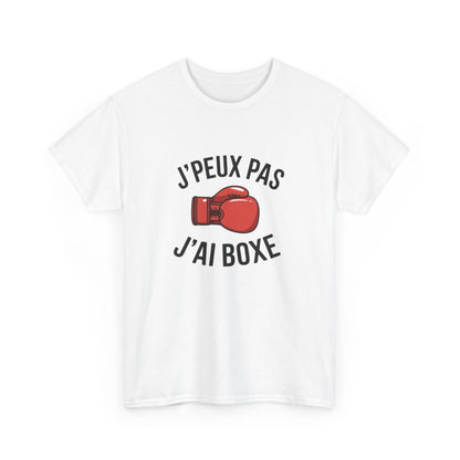 T-shirt boxe homme femme  Je peux pas j’ai boxe drôle et sportif tee shirt
