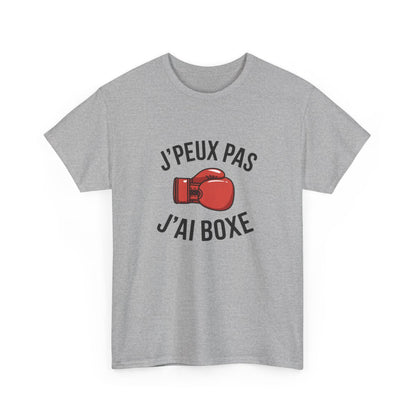 T-shirt boxe homme femme  Je peux pas j’ai boxe drôle et sportif tee shirt