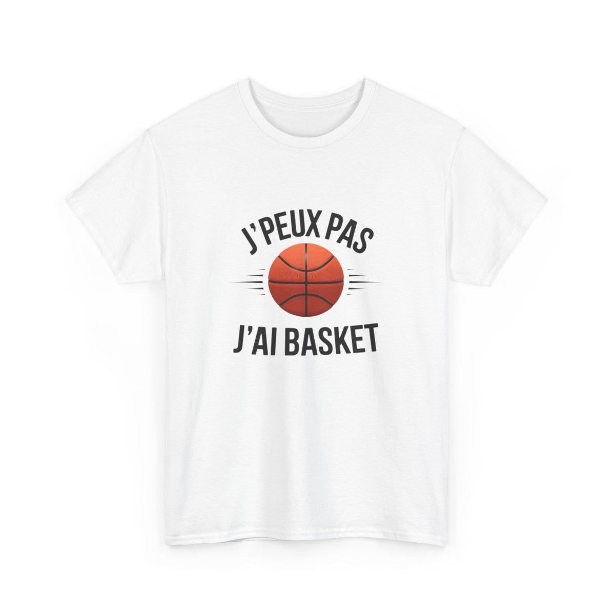 T-shirt Je peux pas j’ai basket  sport drôle pour basketteur Idée cadeau tee shirt