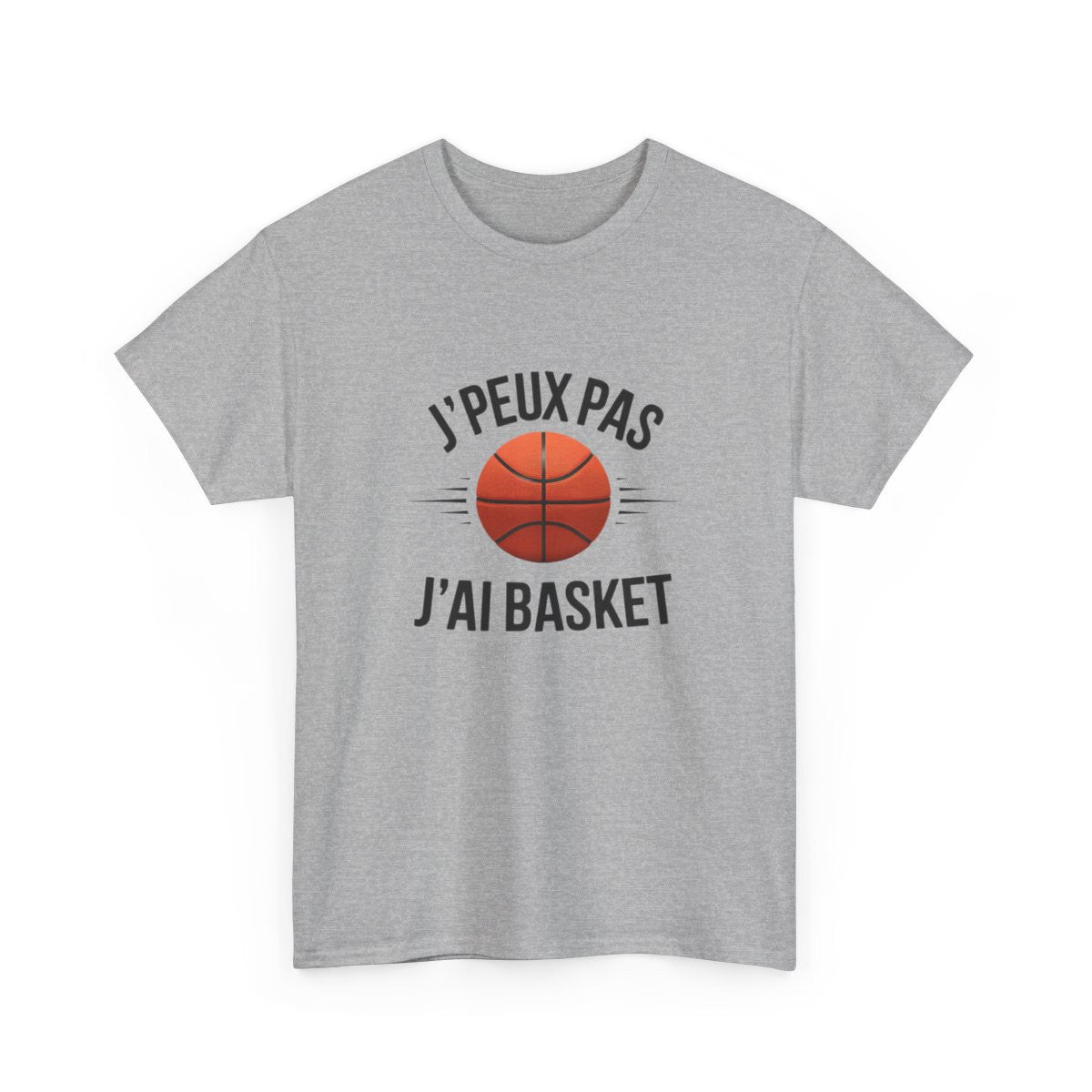 T-shirt Je peux pas j’ai basket  sport drôle pour basketteur Idée cadeau tee shirt