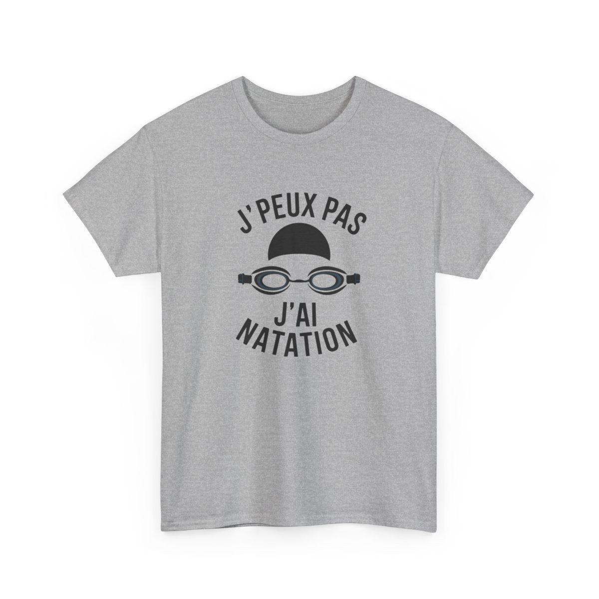 T-shirt humour natation  J’peux pas j’ai piscine nageur tee shirt