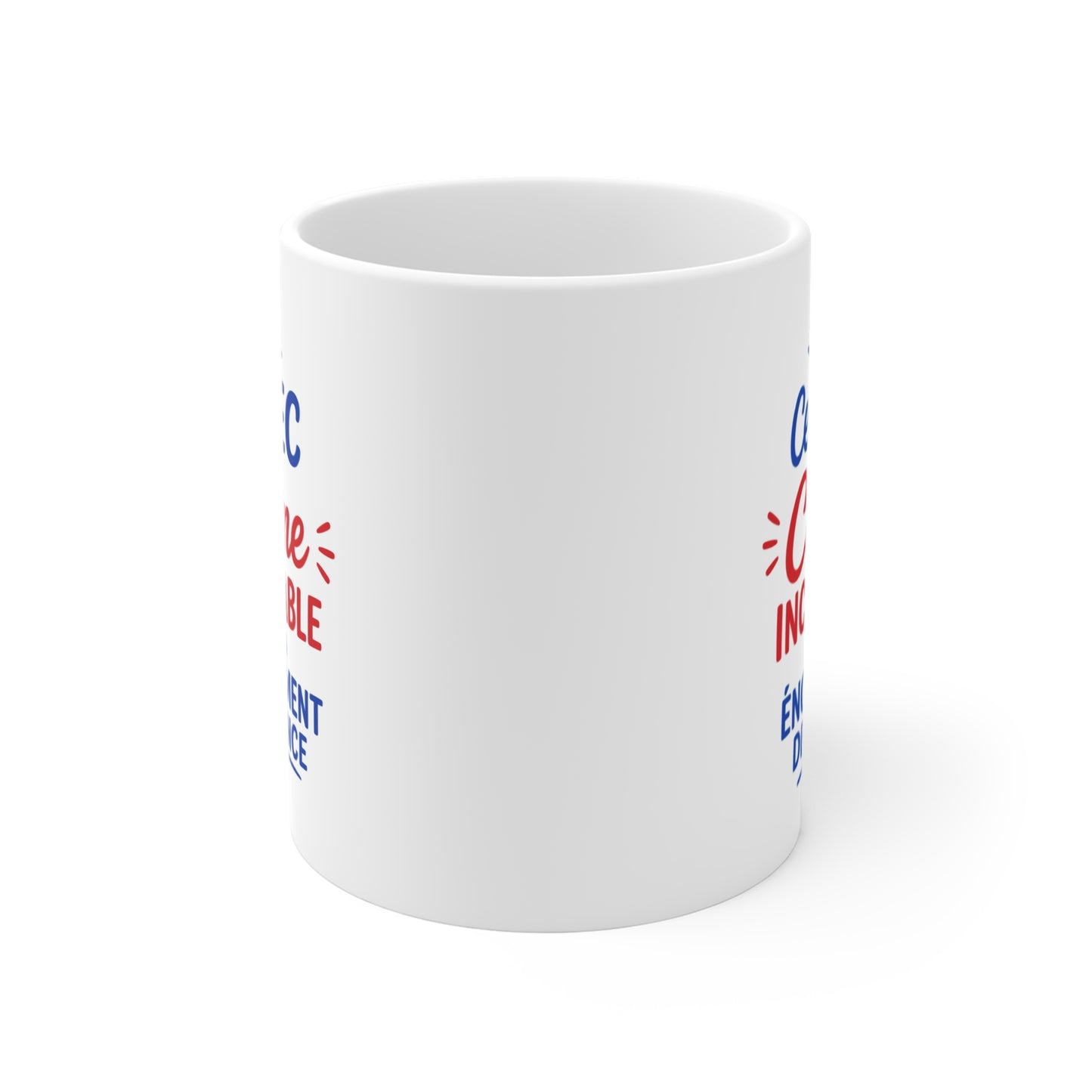 Tasse Ce Mec A Une Copine Incroyable – Mug Humour Couple Amoureux – Cadeau Saint-Valentin Anniversaire 325ml