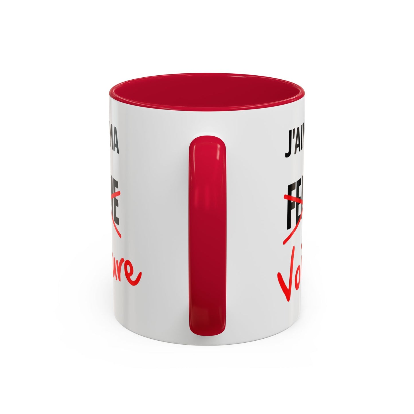 Tasse J’aime ma Voiture 325ml – Mug Céramique Humour Auto Passion Automobile Cadeau Original