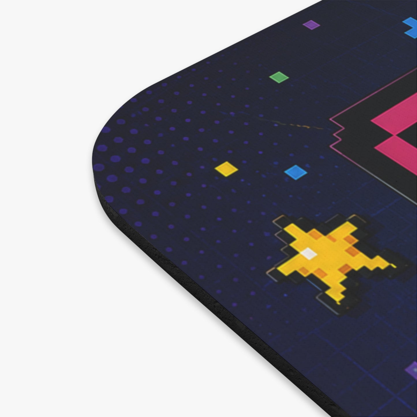 Tapis de Souris 22x18cm Game Over Continue Oui Non Pixel Art Gaming Rétro Gamer Console Arcade Bureau Cadeau Geek