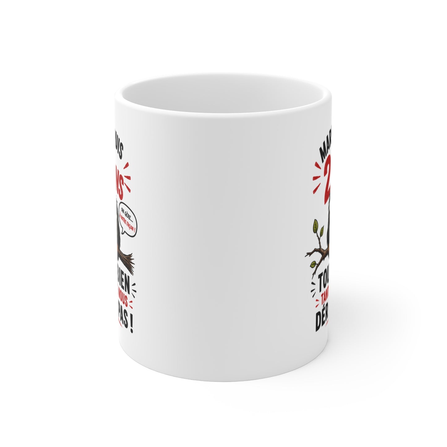 Tasse Mariés Depuis 20 Ans – Mug Humour Anniversaire de Mariage 20 Ans Homme Femme – Cadeau Noces de Porcelaine 325 ml