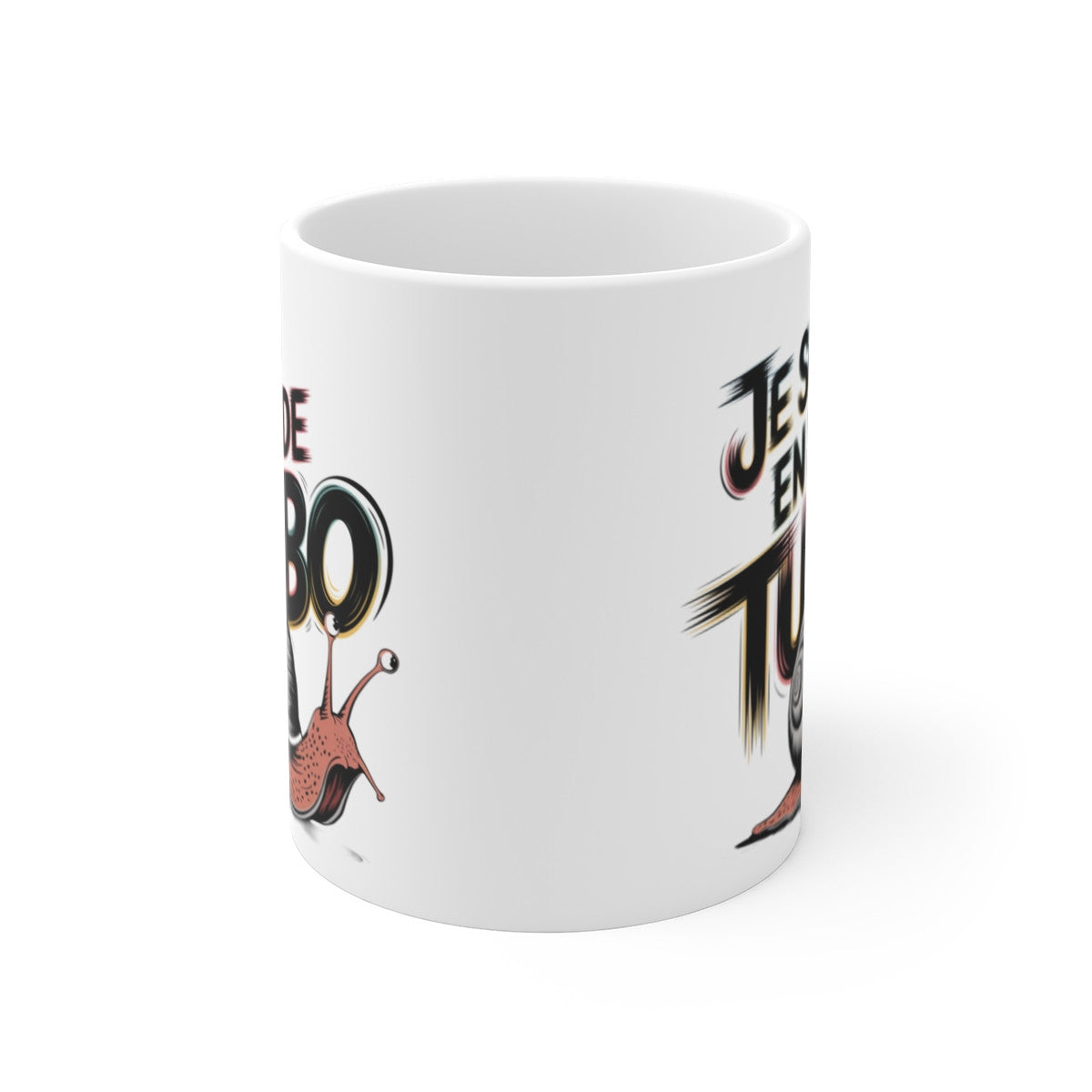 Mug Humour Escargot Je suis en mode TurboTasse Drôle Détente Paresse Style Rétro Cadeau Fun Original