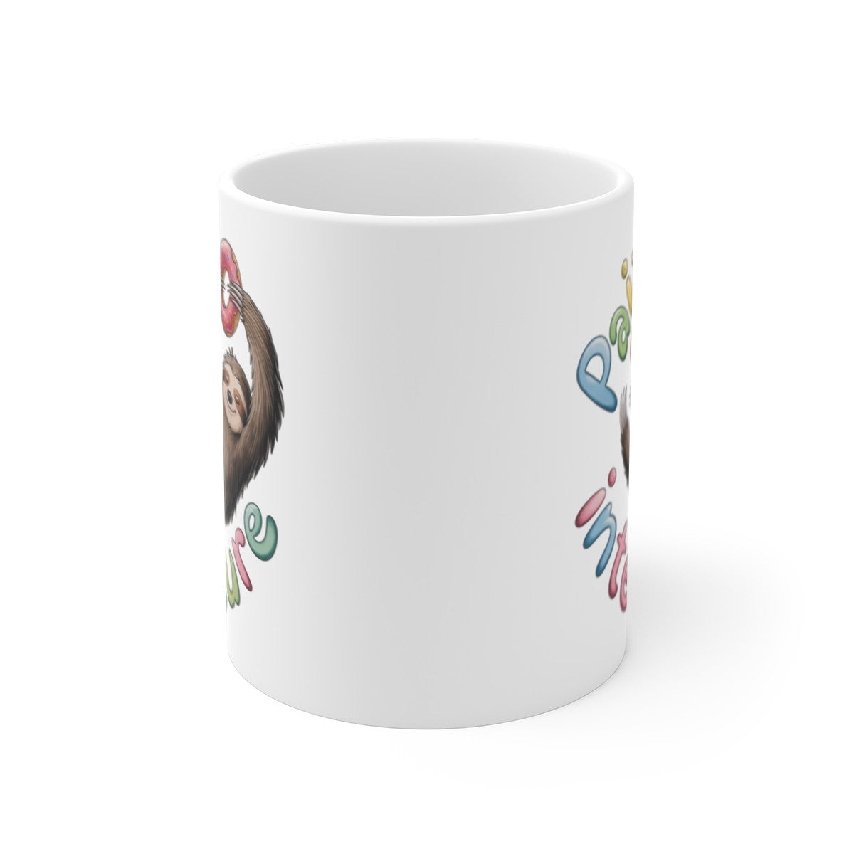 Mug Humour Paresseux Paix Intérieure Tasse Détente Donut Paresse Paix Zen Drôle et Mignonne  Cadeau Original Relax