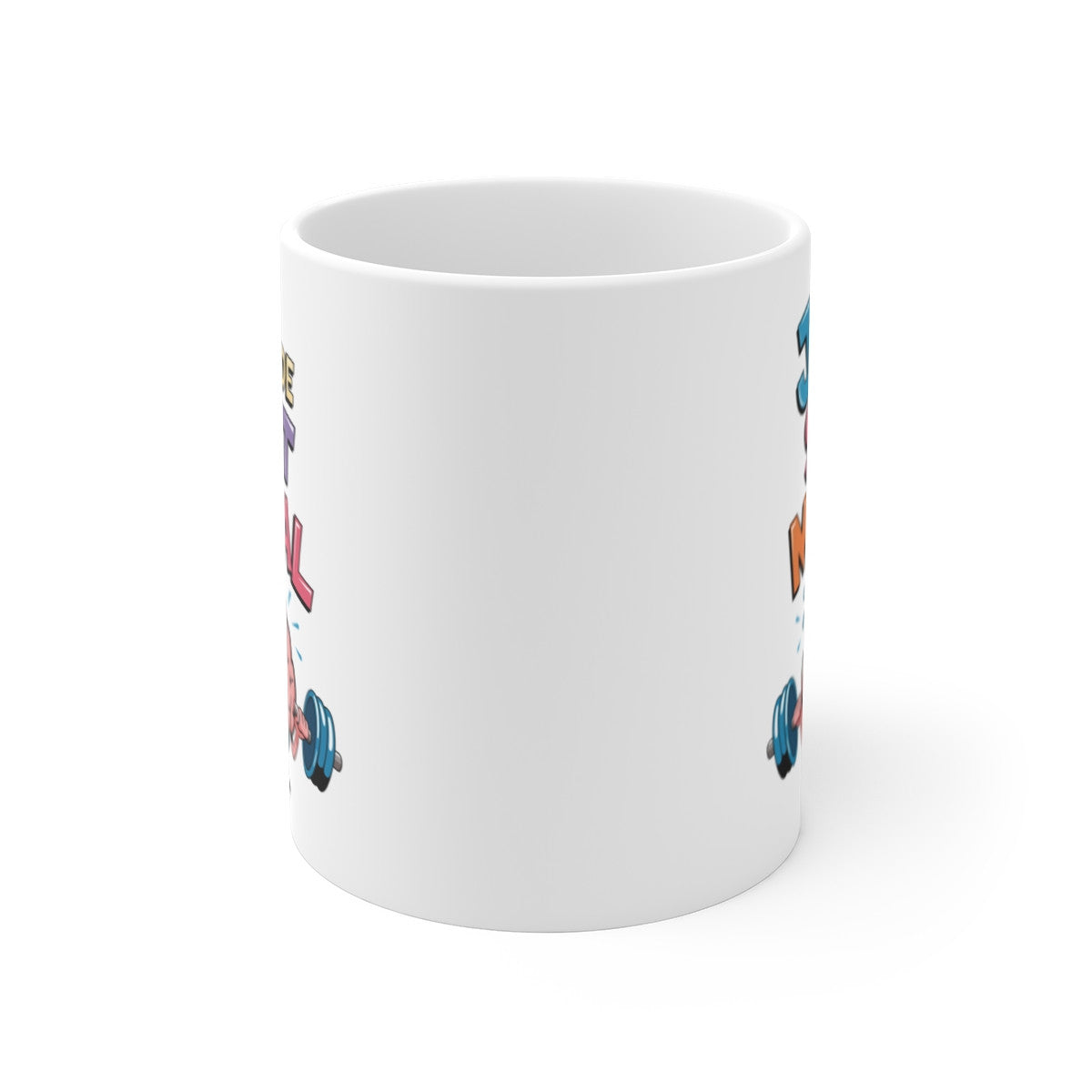 Mug Jour de Sport Mental Tasse Drôle Motivation Cerveau Musculation  Travail Stress Confiance Pensée Positive Bureau Originale