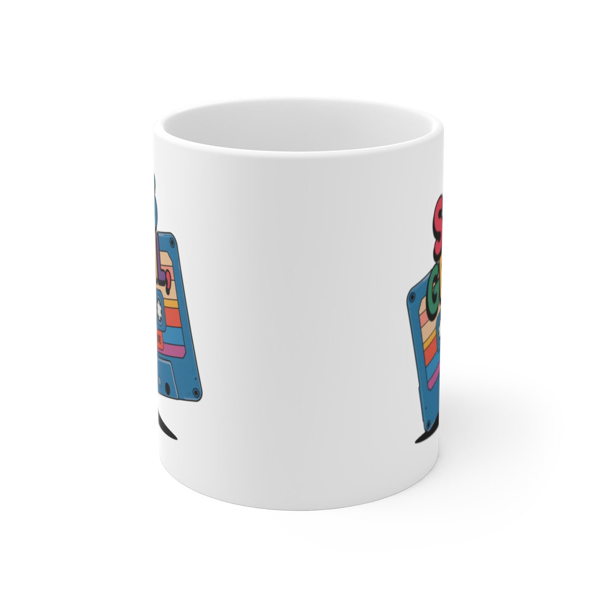 Mug Sois Gentil Rembobine Ton Attitude Tasse K7 Vintage Humour Rétro Original Cadeau Nostalgique Musique