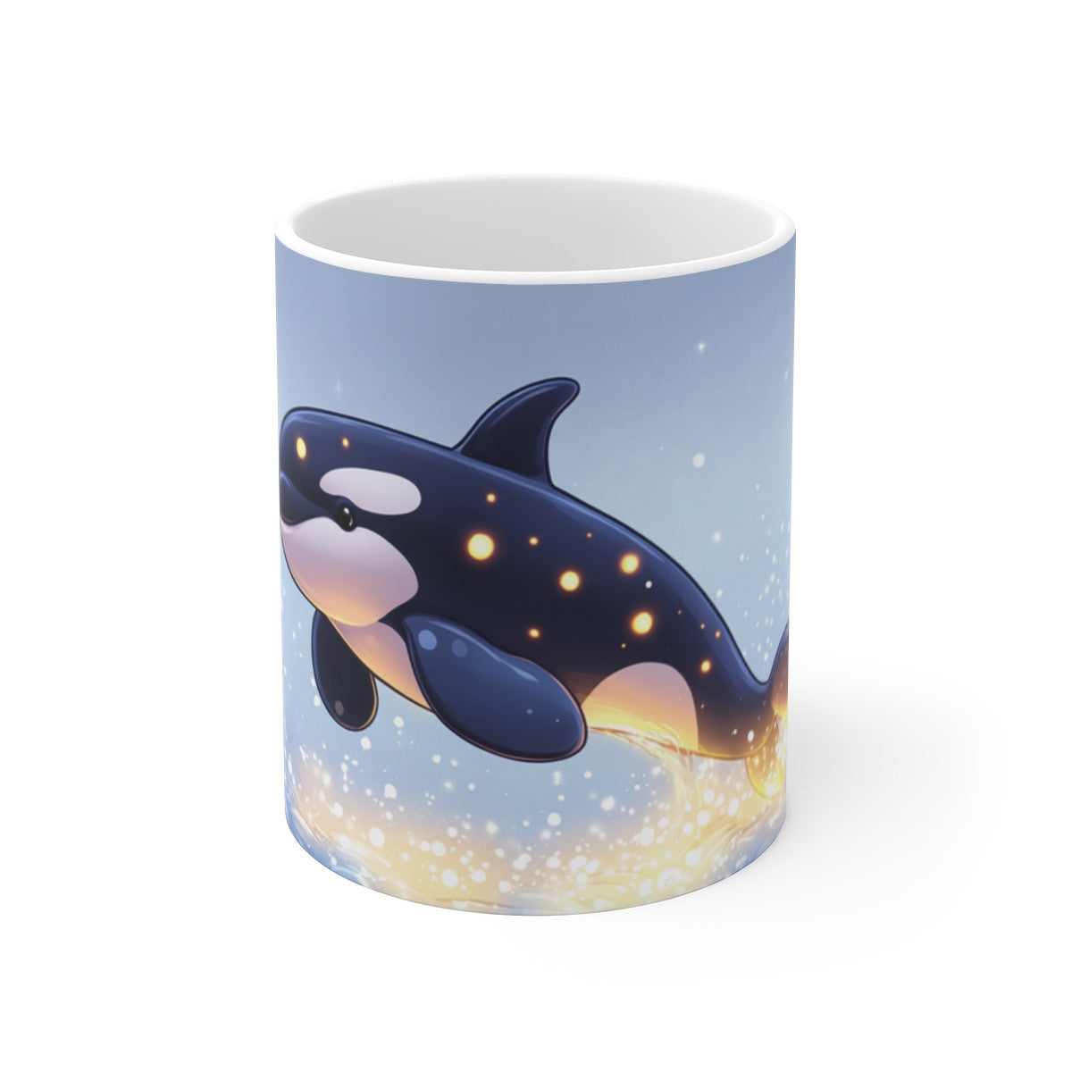 Mug Tasse Orque Magique Bondissante Illustration Océan Cartoon Lumineuse pour enfant et adulte