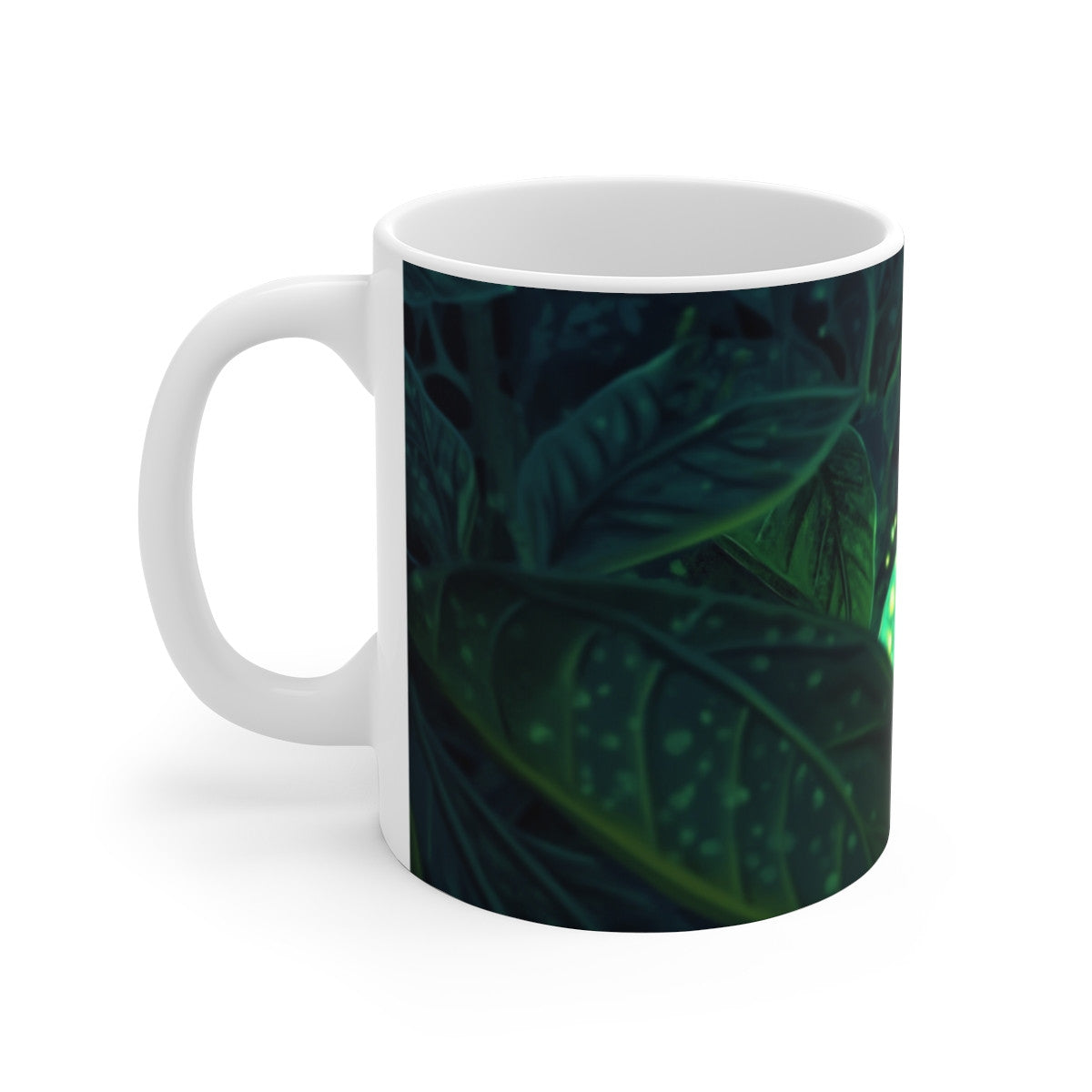 Mug Chevrotain Magique Tasse Faon Tropical Caché Feuilles Lumineuses Cadeau Animal Mignon