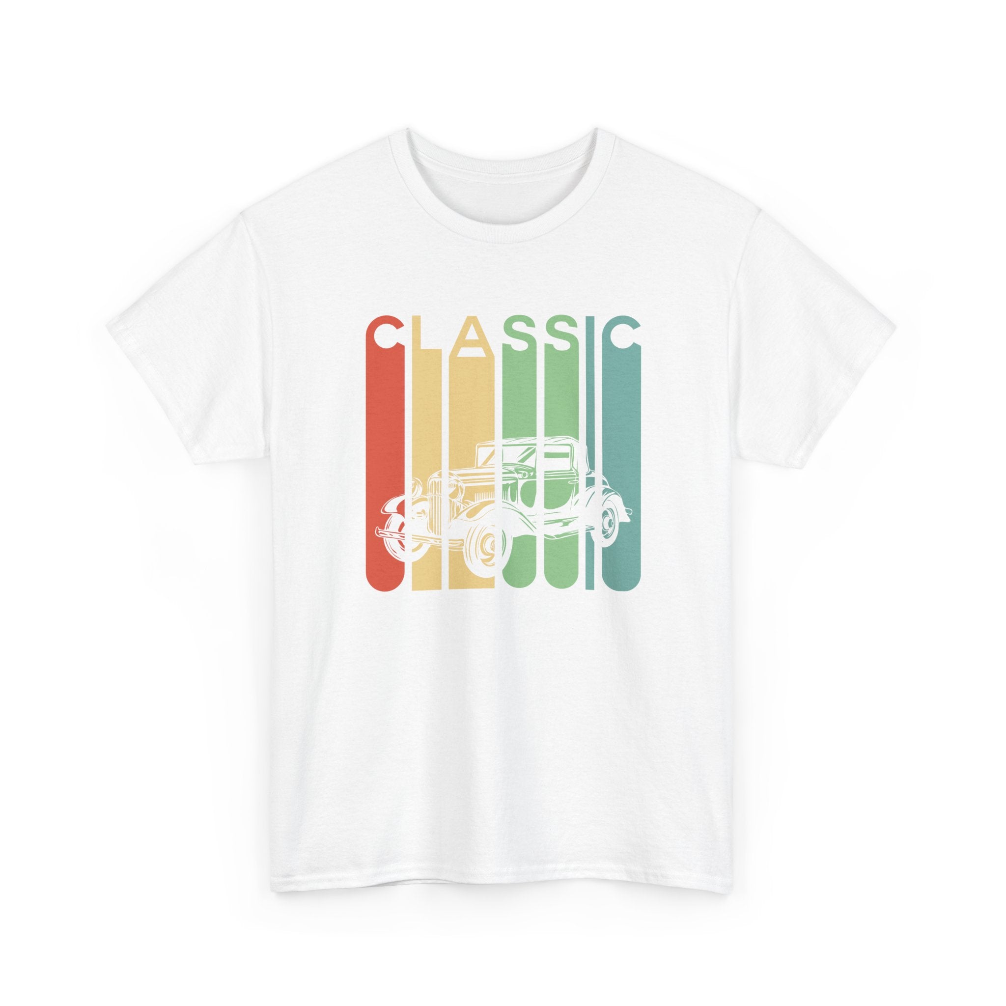 T-Shirt Voiture Vintage Homme et Femme – Automobile Ancienne Classic Rétro – Cadeau Passionné Auto Collectionneur – Style Vintage
