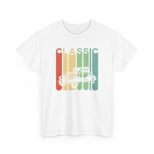 T-Shirt Voiture Vintage Homme et Femme – Automobile Ancienne Classic Rétro – Cadeau Passionné Auto Collectionneur – Style Vintage