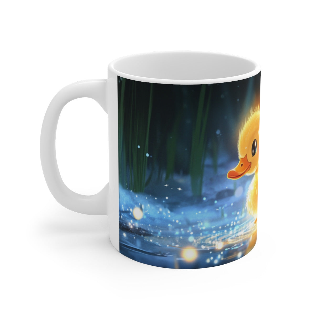Mug Caneton Lumineux – Tasse Petit Canard Magique Éclat Doré Étang Enchanté