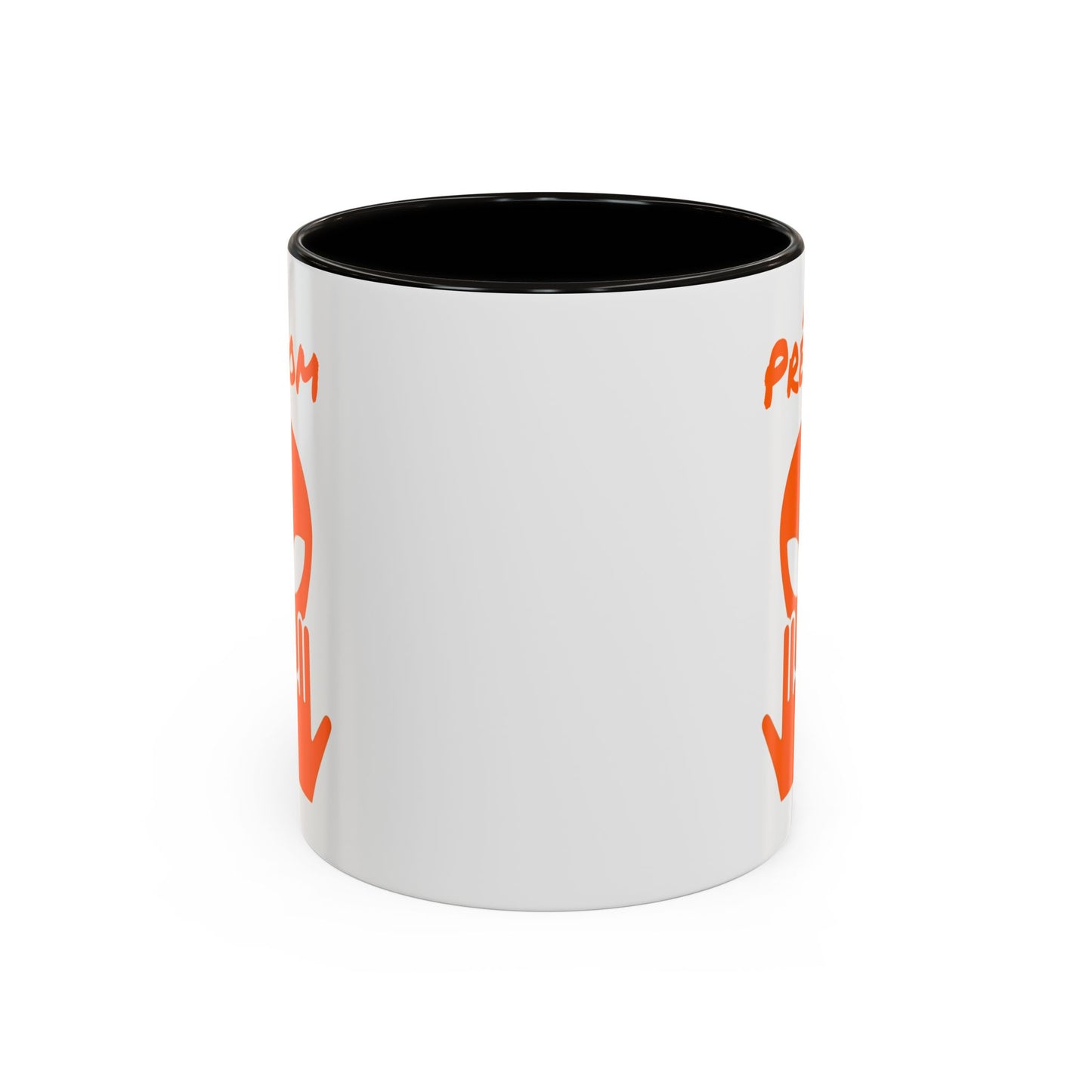 Mug Alien Personnalisé avec Prénom Tasse Humour Orange OVNI Signe Jul Cadeau Drôle et Original  Noir Bleu Rouge