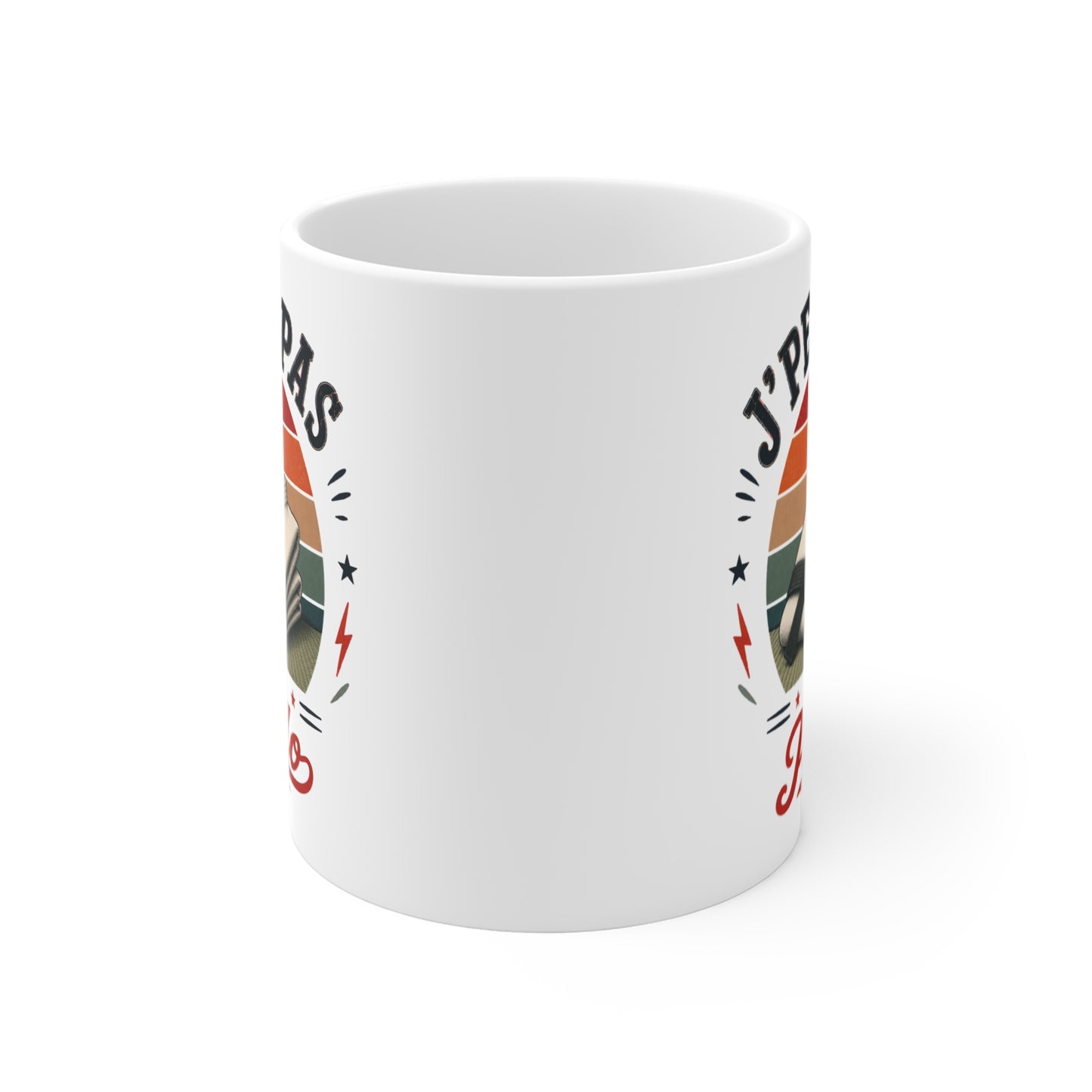 Tasse J’Peux Pas J’Ai Judo – Mug Humour Judoka Vintage – Cadeau Arts Martiaux Homme Femme Enfant 325ml