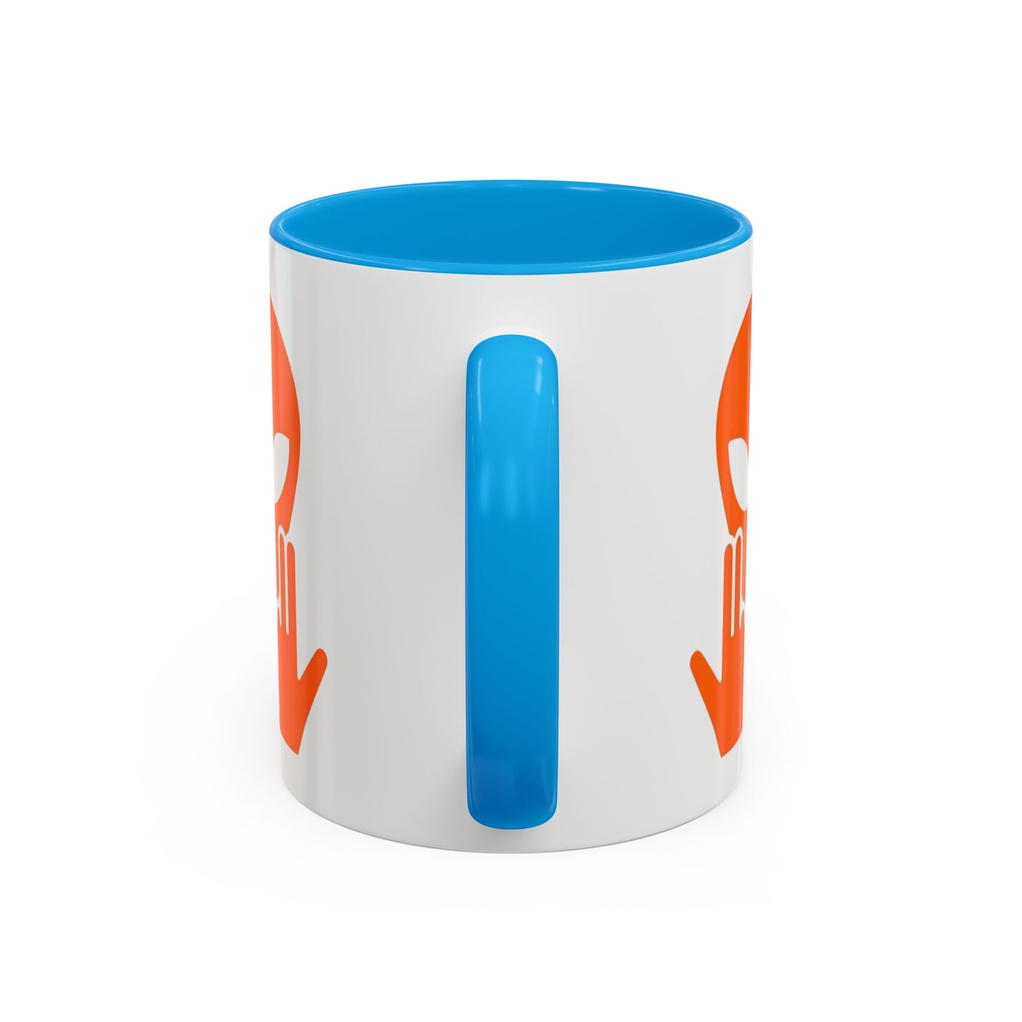 Mug Alien Signe JUL Orange OVNI Style Rap Français Cadeau Original et Fun  Noir Bleu Rouge