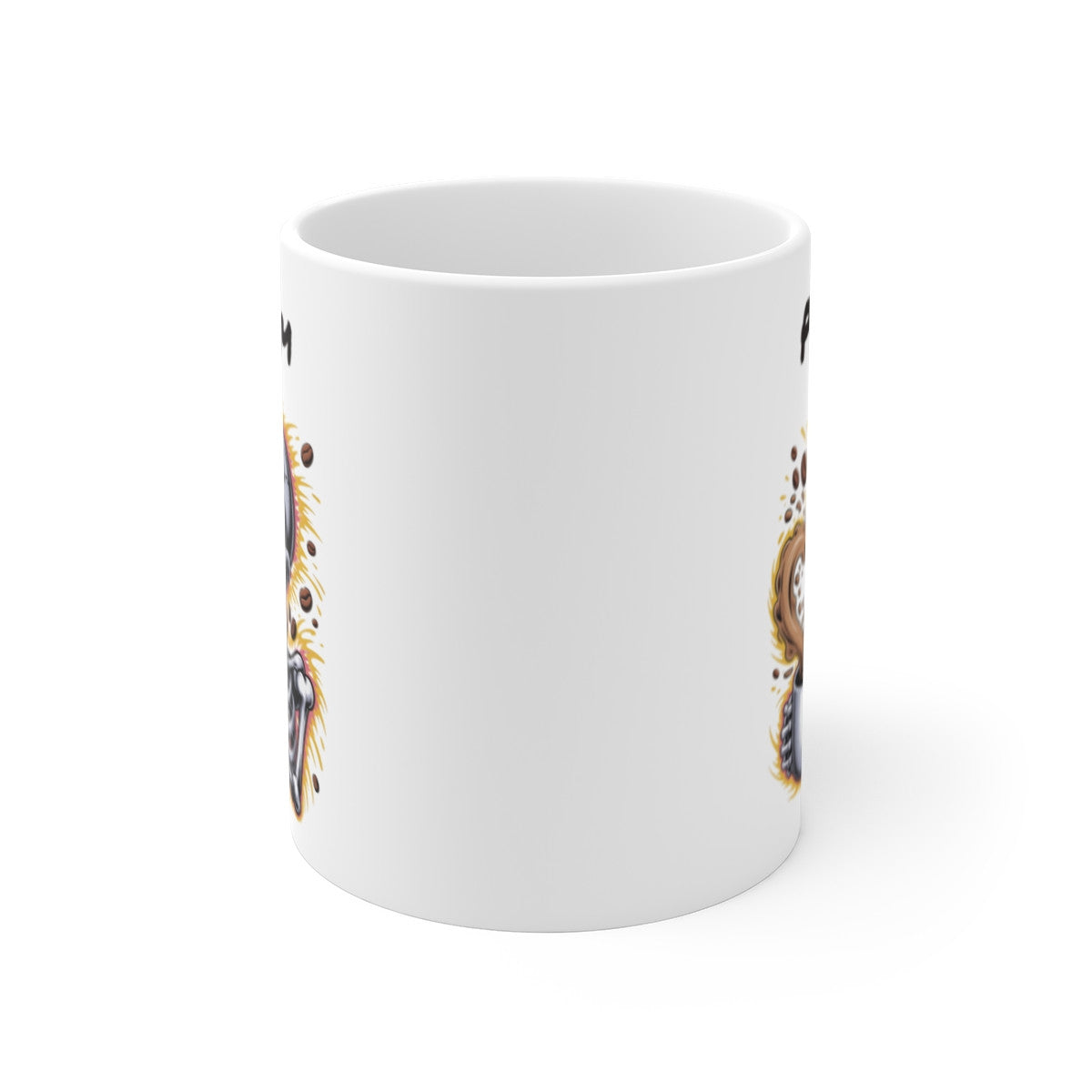 Tasse Squelette Personnalisée avec Prénom – Mug Crâne Café Drôle pour Amateur d’Horreur ou d’Humour Noir